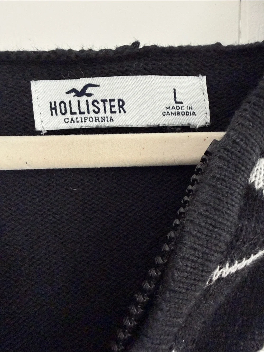 Hollister zipper front
